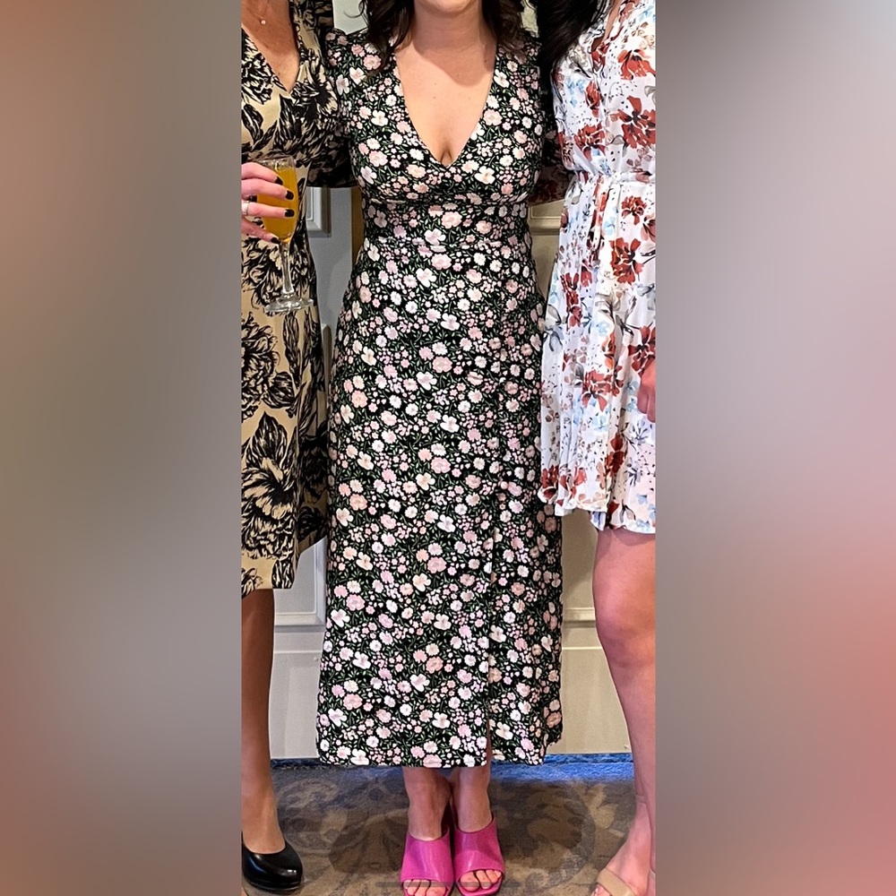 Floral midi dress